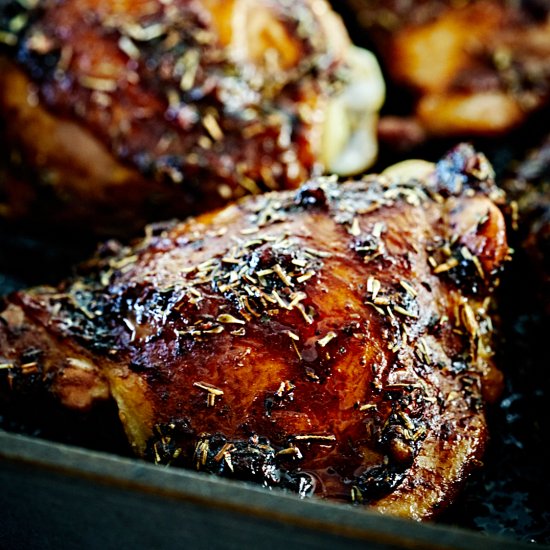 Pomegranate Molasses Chicken Thighs