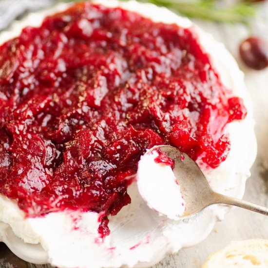 Cranberry Goat Cheese Appetizer