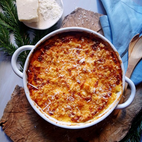 Butternut squash pie & cheeses