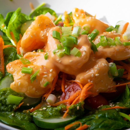 Bang Bang Shrimp Salad