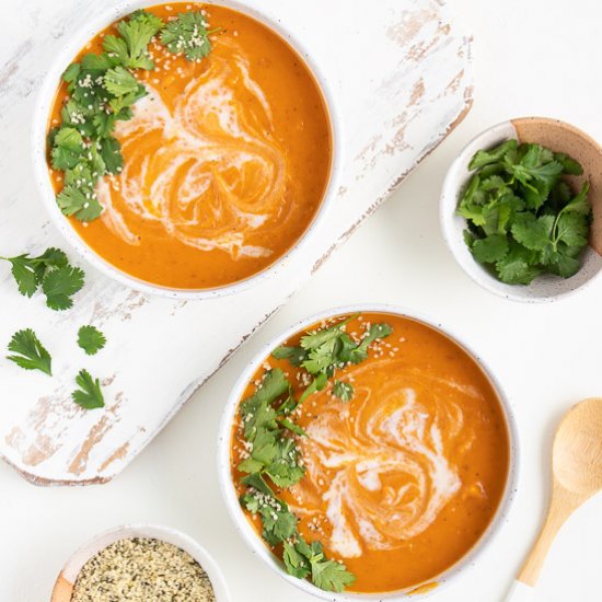 Creamy Vegan Sweet Potato Soup