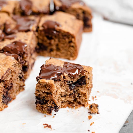 Chocolate Chip Banana Bread Bars