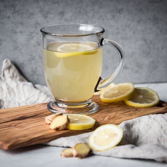 Healthy Lemon Ginger Tea