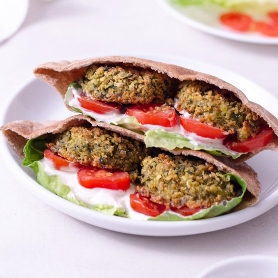 Crispy Baked Falafel