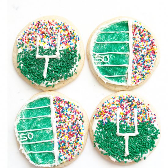 Football Field Cookies