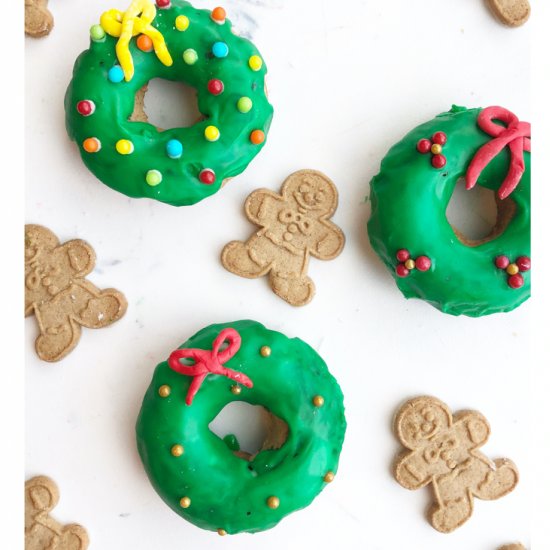 Baked Christmas Donuts