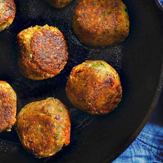 Chickpea Mushroom Meatballs