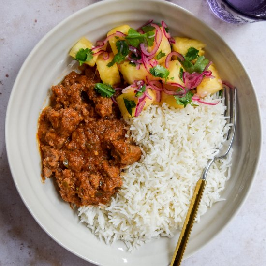 Lamb & Green Chilli Curry