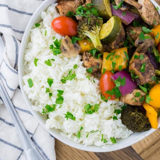 Sheet Pan Honey Balsamic Chicken