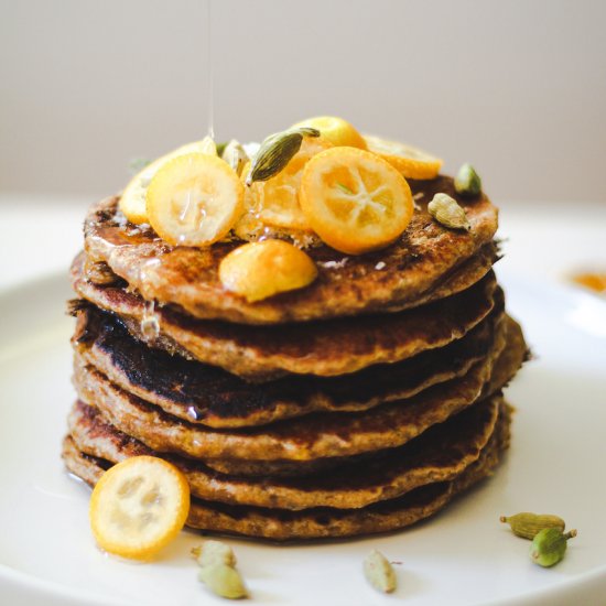 Orange Chia Pancakes