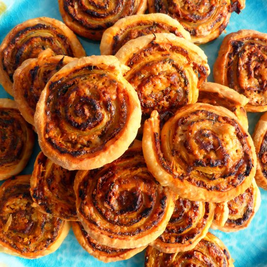 Savoury Sundried Tomato Pinwheels