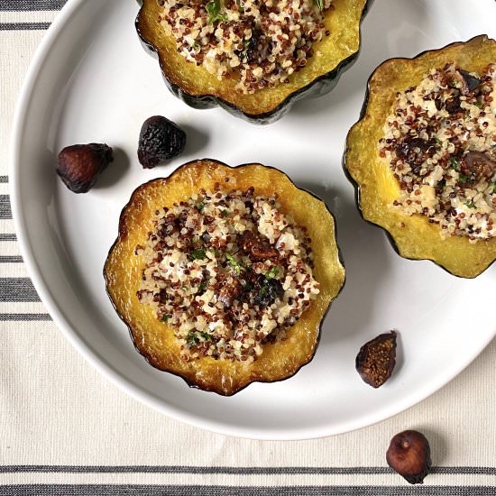 Quinoa Stuffed Acorn Squash