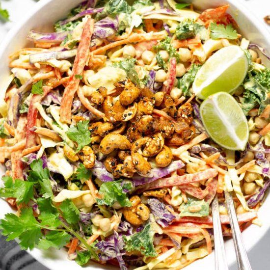 Easy Curry Coleslaw