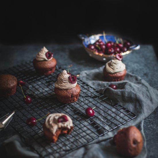 Chocolate Cherry Cupcakes