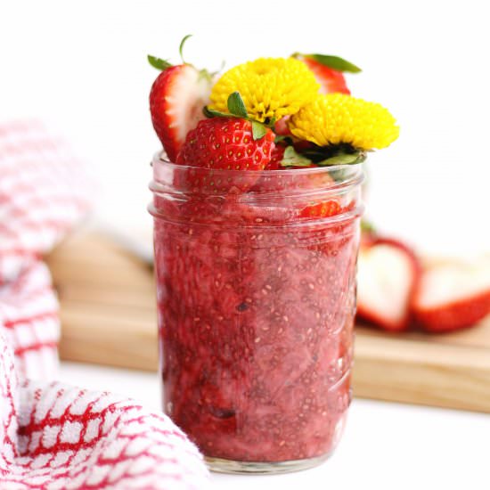 Strawberry chia jam