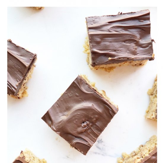 Chocolate Peanut Butter Heath Bars