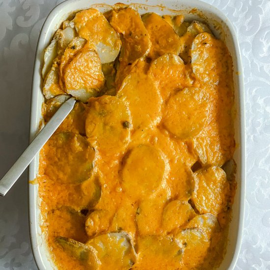 Easy Cheesy Scalloped Potatoes