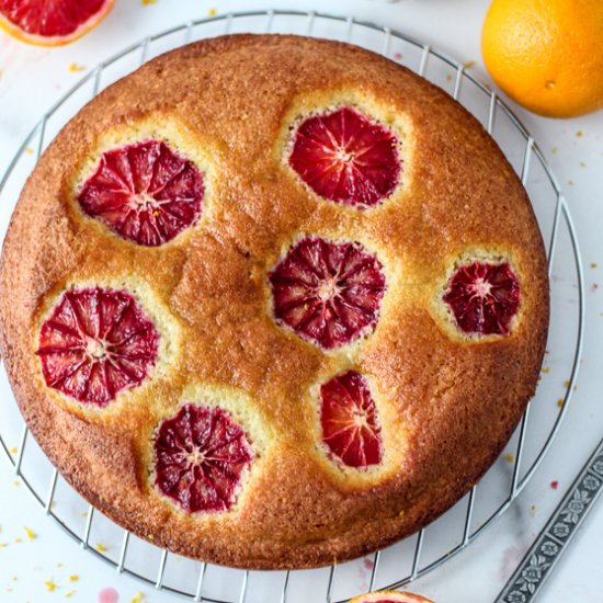 Blood Orange Olive Oil Cake