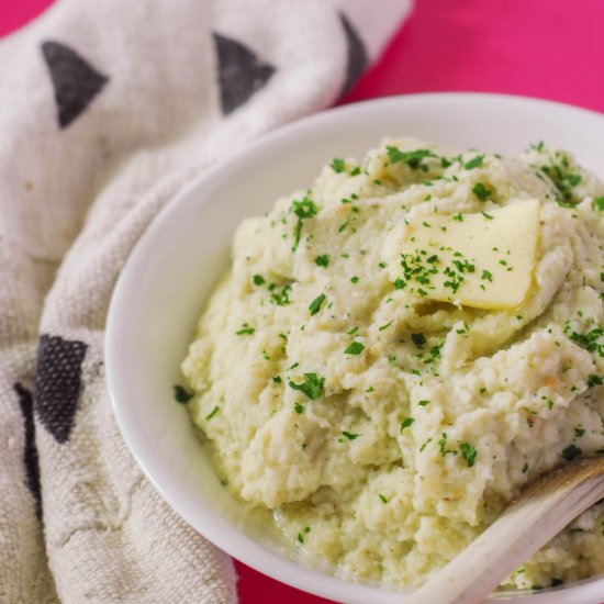 5 INGREDIENT MASHED CAULIFLOWER