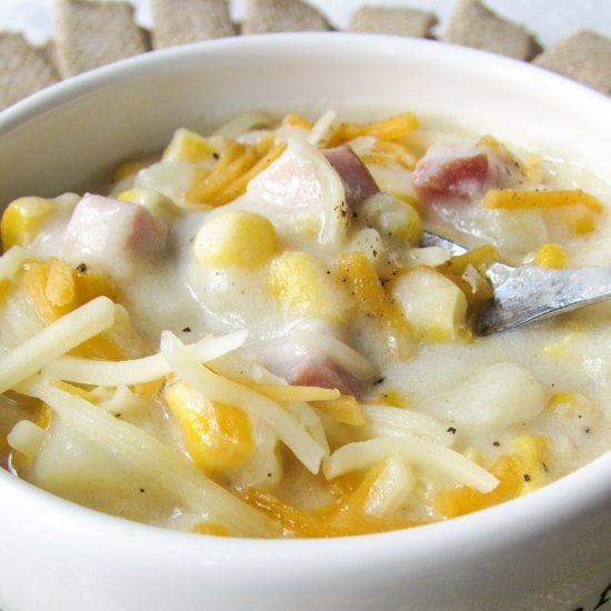 Baked Potato & Corn Chowder