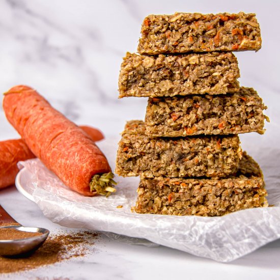 Carrot Cake Oat Squares