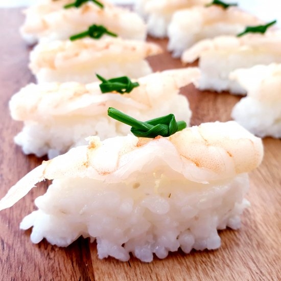 King Prawn Nigiri (Shrimp Nigiri)