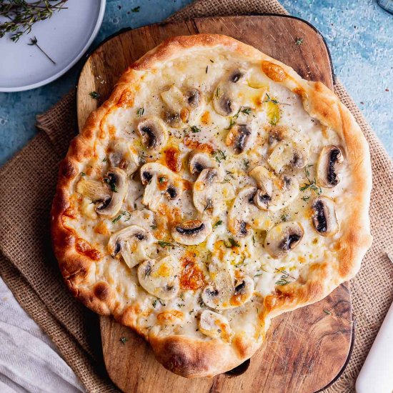 Skillet Truffle Mushroom Pizza