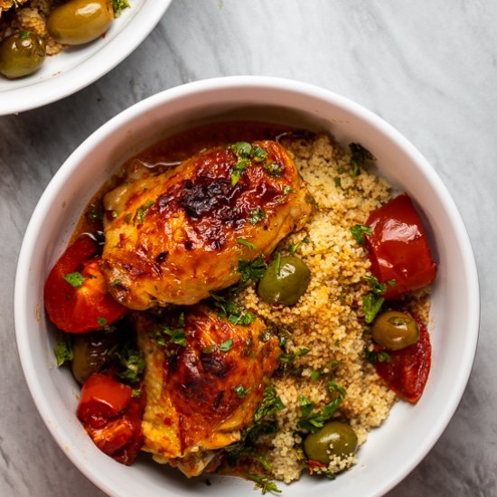 Harissa Chicken Thighs