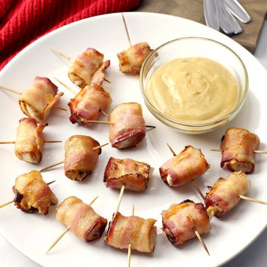 Bacon Wrapped Chicken Bites