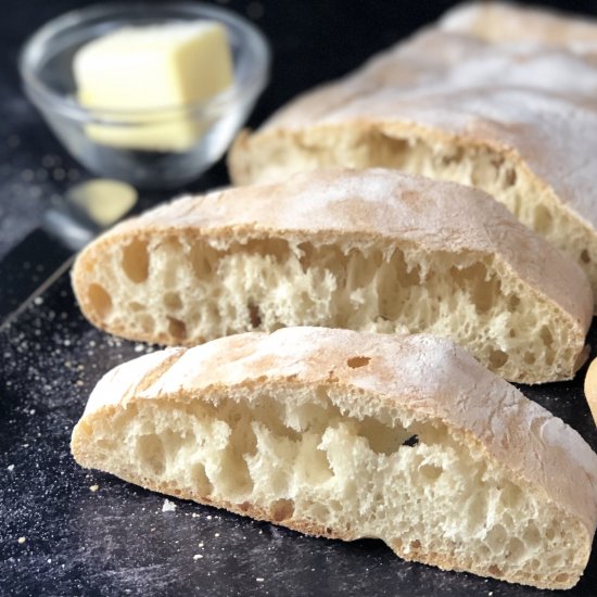 Homemade Ciabatta