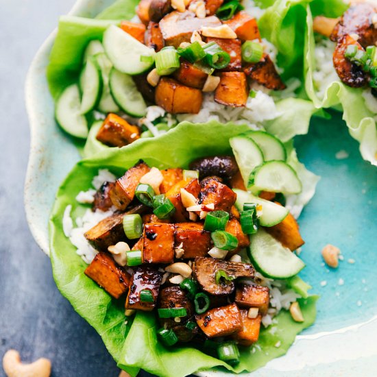 Vegetarian Lettuce Wraps