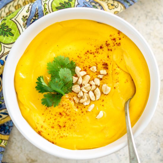 Vegan Sweet Potato Peanut Soup