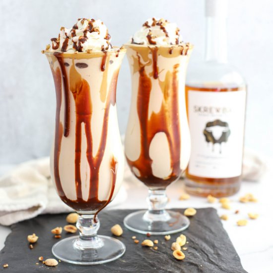 Peanut Butter Whiskey Milkshake