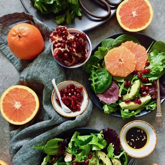 Citrus and Mixed Greens Salad