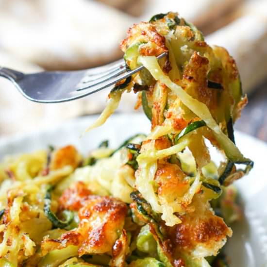 Keto Cheesy Zucchini Noodles