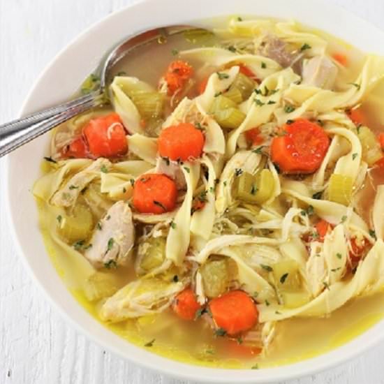 Instant Pot Chicken Noodle Soup