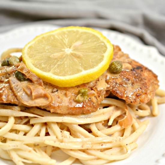 EASY KETO CHICKEN PICCATA