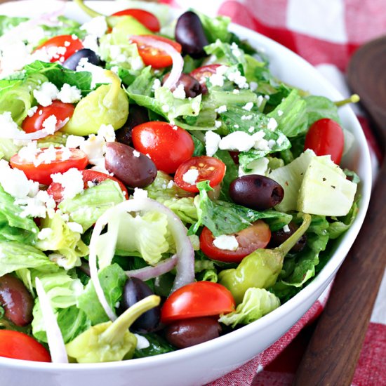 Copycat Panera Greek Salad