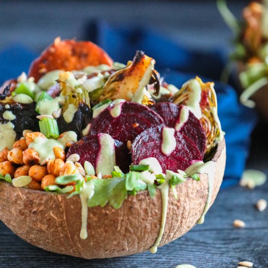 Healthy Sheet Pan Harvest Bowls