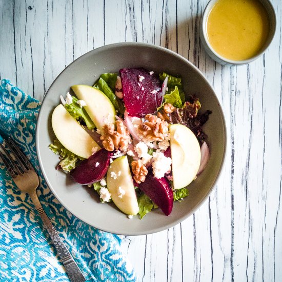 Roasted beetroot salad