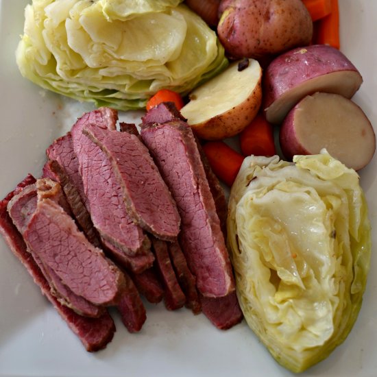 Traditional Corned Beef and Cabbage