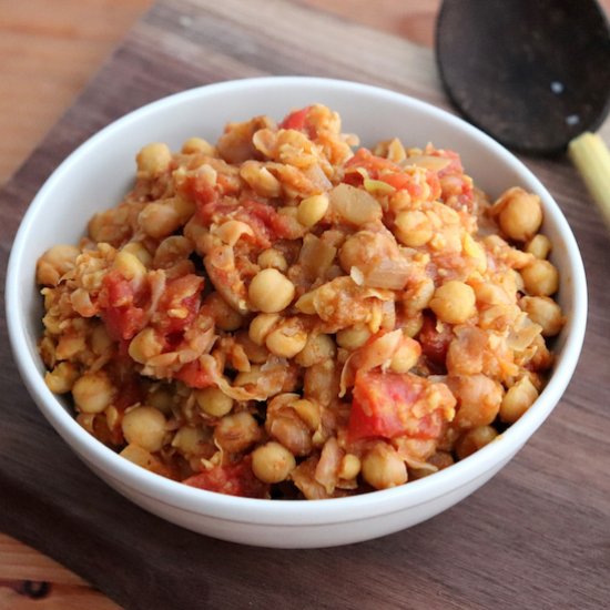 Chickpeas curry