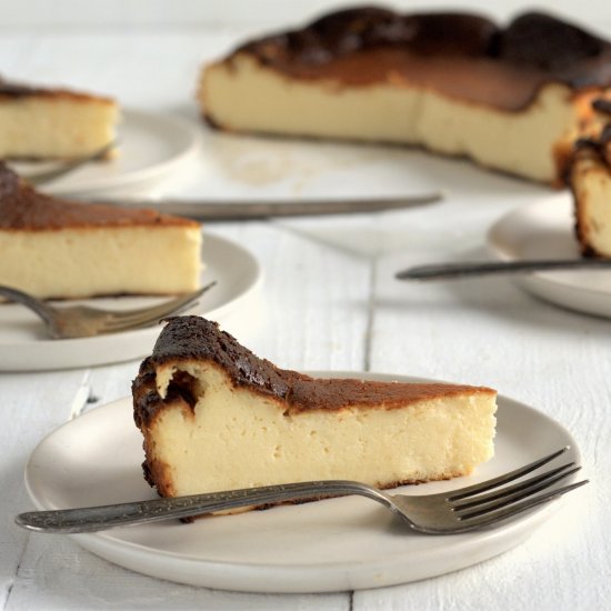 burnt basque cheesecake