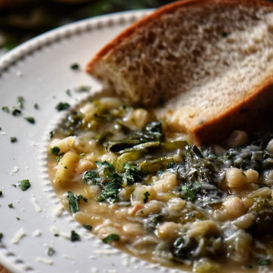 Escarole and White Bean Soup