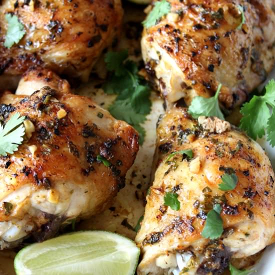 Cilantro & lime baked chicken