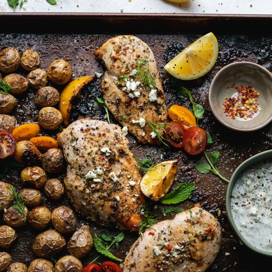 Greek Sheet Pan Chicken