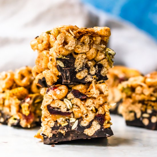 No bake cereal bars