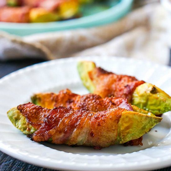 Easy Keto Bacon Wrapped Avocado