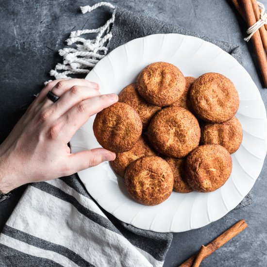 Gluten Free Snickerdoodle Cookies