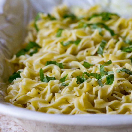 Easy Buttered Noodles